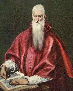 El Greco Hl. Hieronymus als Kardinal France oil painting artist